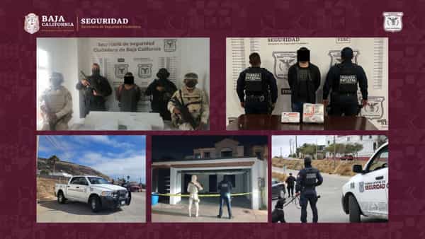 Continúan dando resultados estrategias de la Secretaría de Seguridad Ciudadana de Baja California