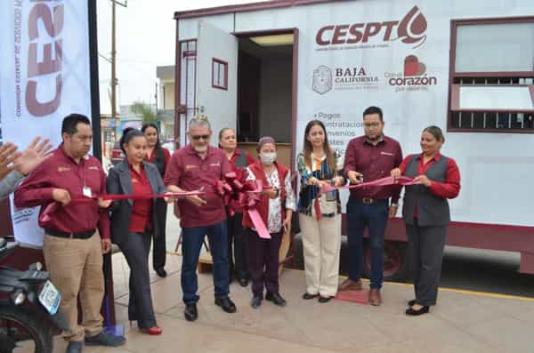 Inauguran oficina móvil de CESPT en Playas de Rosarito