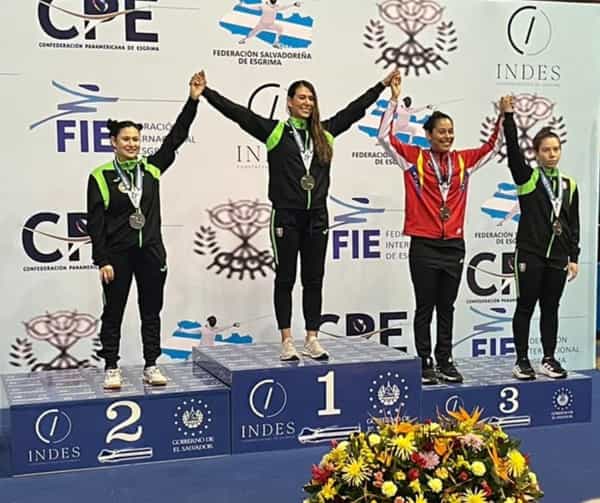 Obtienen plata y bronce esgrimistas de BC en centroamericano de el salvador: INDE