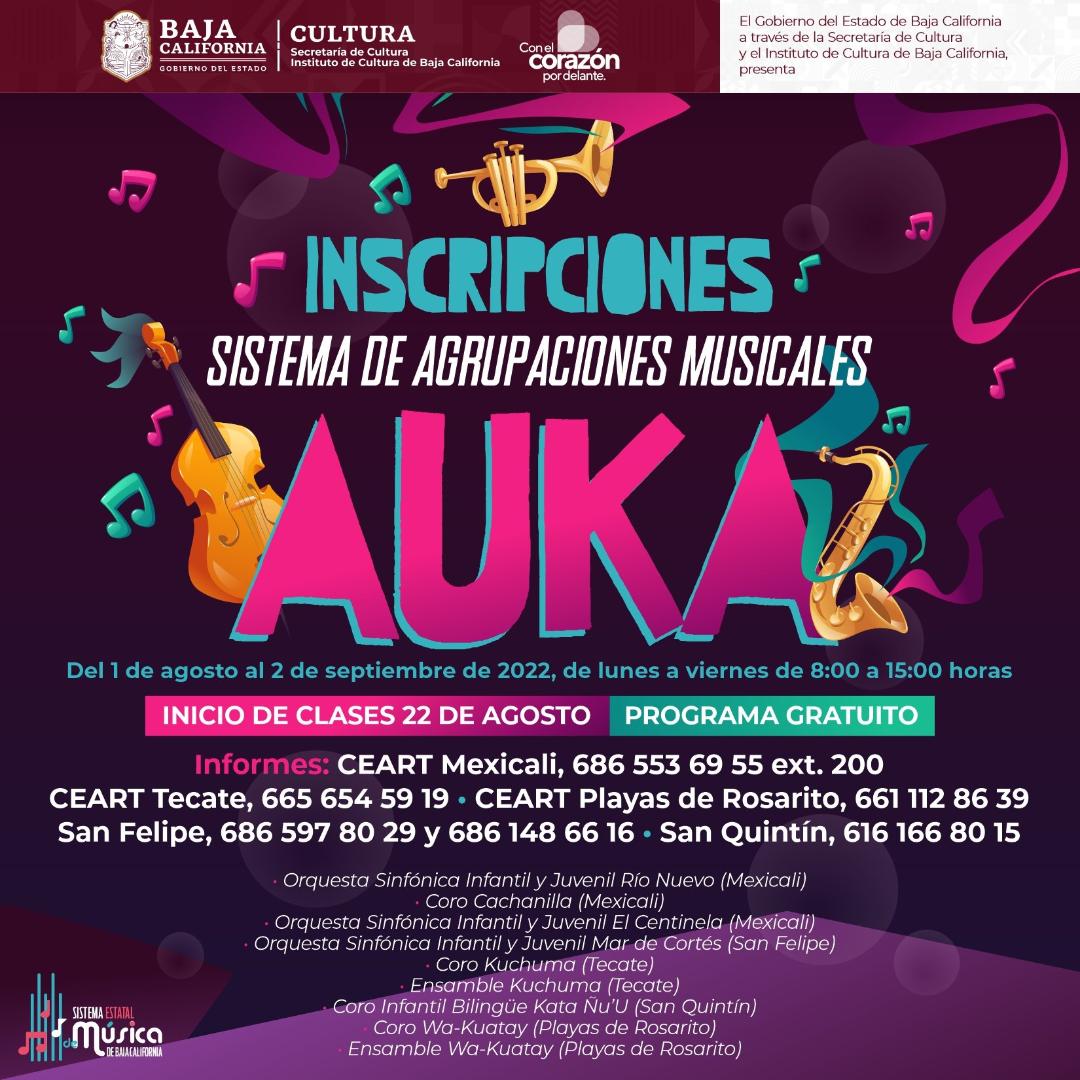 Abre inscripciones la Secretaría de Cultura para integrar agrupaciones musicales en el estado