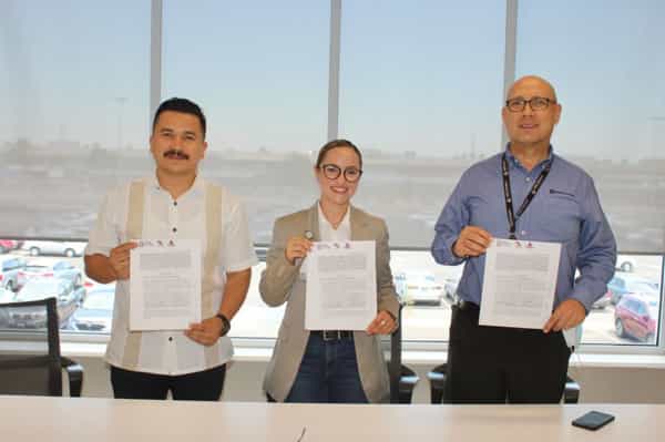 Unen esfuerzos CECYTE BC y empresa Collins Aerospace