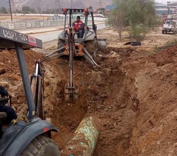 Avanza CESPT en las reparaciones de fuga en acueducto Florido-Popotla