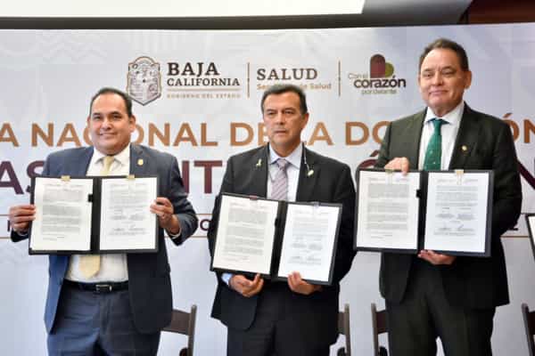 Firman ISSSTECALI e ISESALUD convenio para realizar trasplantes en unidades certificadas