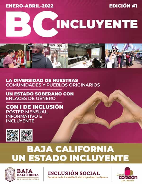 Lanza Secretaría de Inclusión Social e Igualdad de Género revista “BC Incluyente”