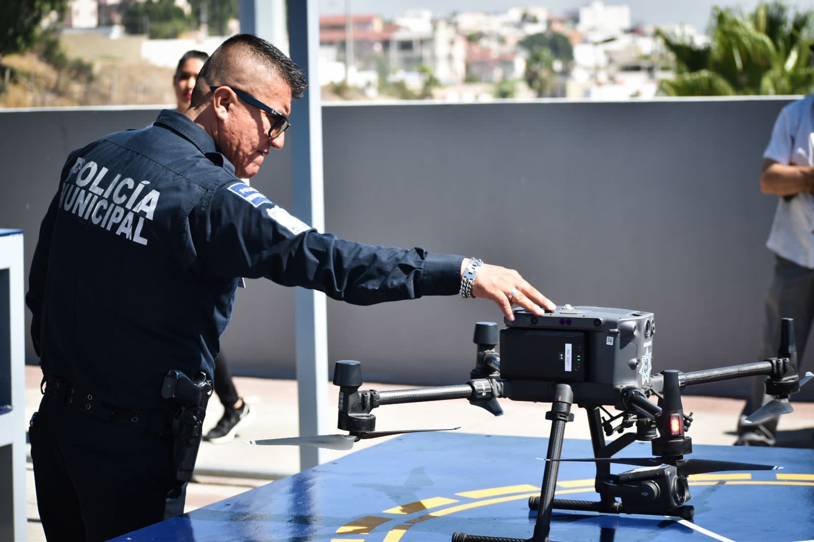 SSPCM pone en operación nueva base de drones para Tijuana