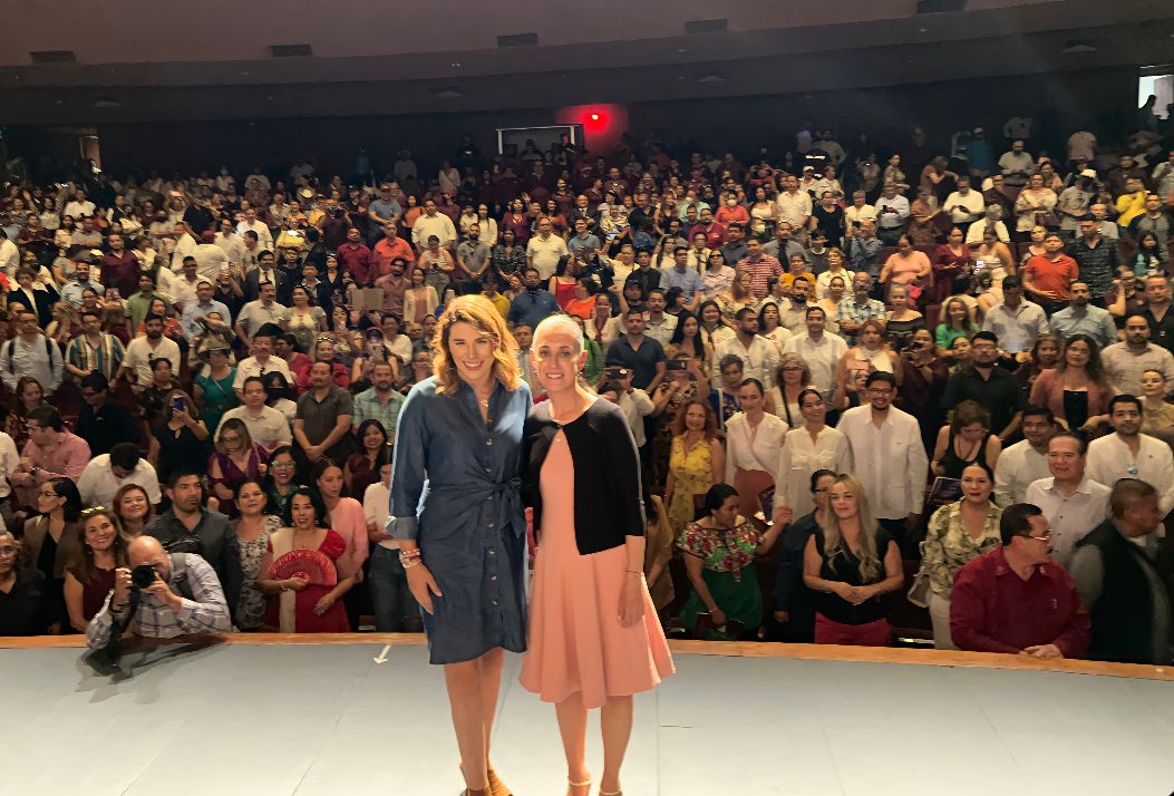 Las mujeres pueden ser ingenieras, abogadas, astronautas… y presidentas de la la república: Claudia Sheinbaum