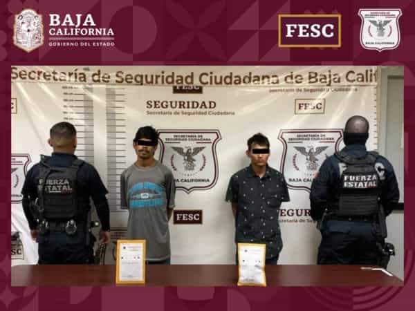 Asegura FESC a cuatro personas con drogas en la capital del estado