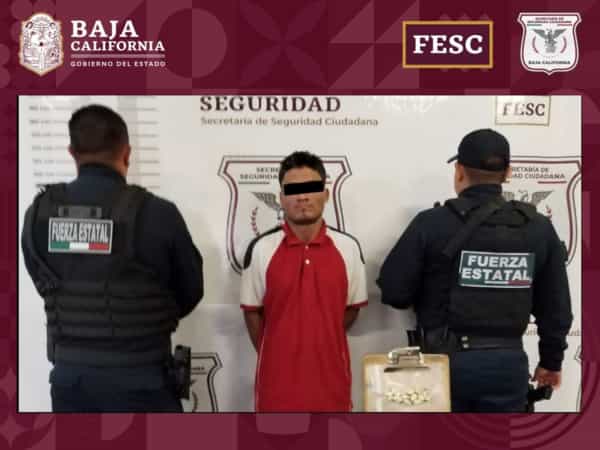 Decomisa Fuerza Estatal sustancias tóxicas y detiene a tres hombres