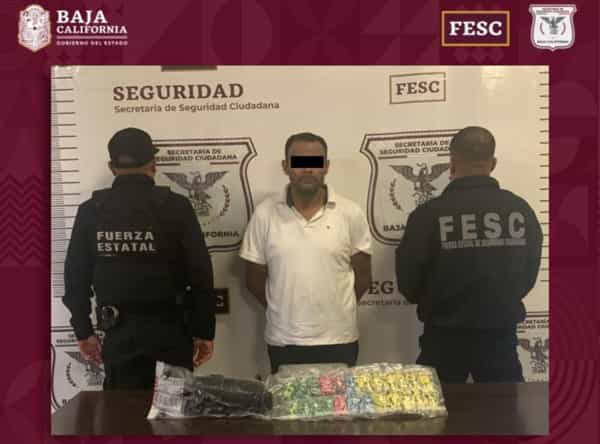 Detiene Fuerza Estatal a seis hombres en posesión de drogas