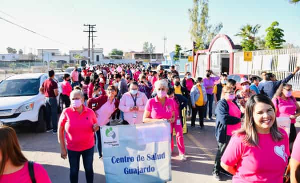 Organiza Jurisdicción de Servicios de Salud Mexicali caminata “Contra el Cáncer de Mama”