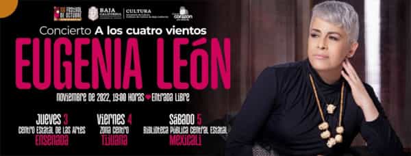 Presenta Secretaría de Cultura conciertos con la cantante Eugenia León