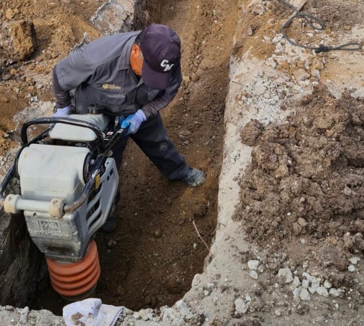 Trabaja CESPT para mejorar la infraestructura de saneamiento en la colonia Las Huertas