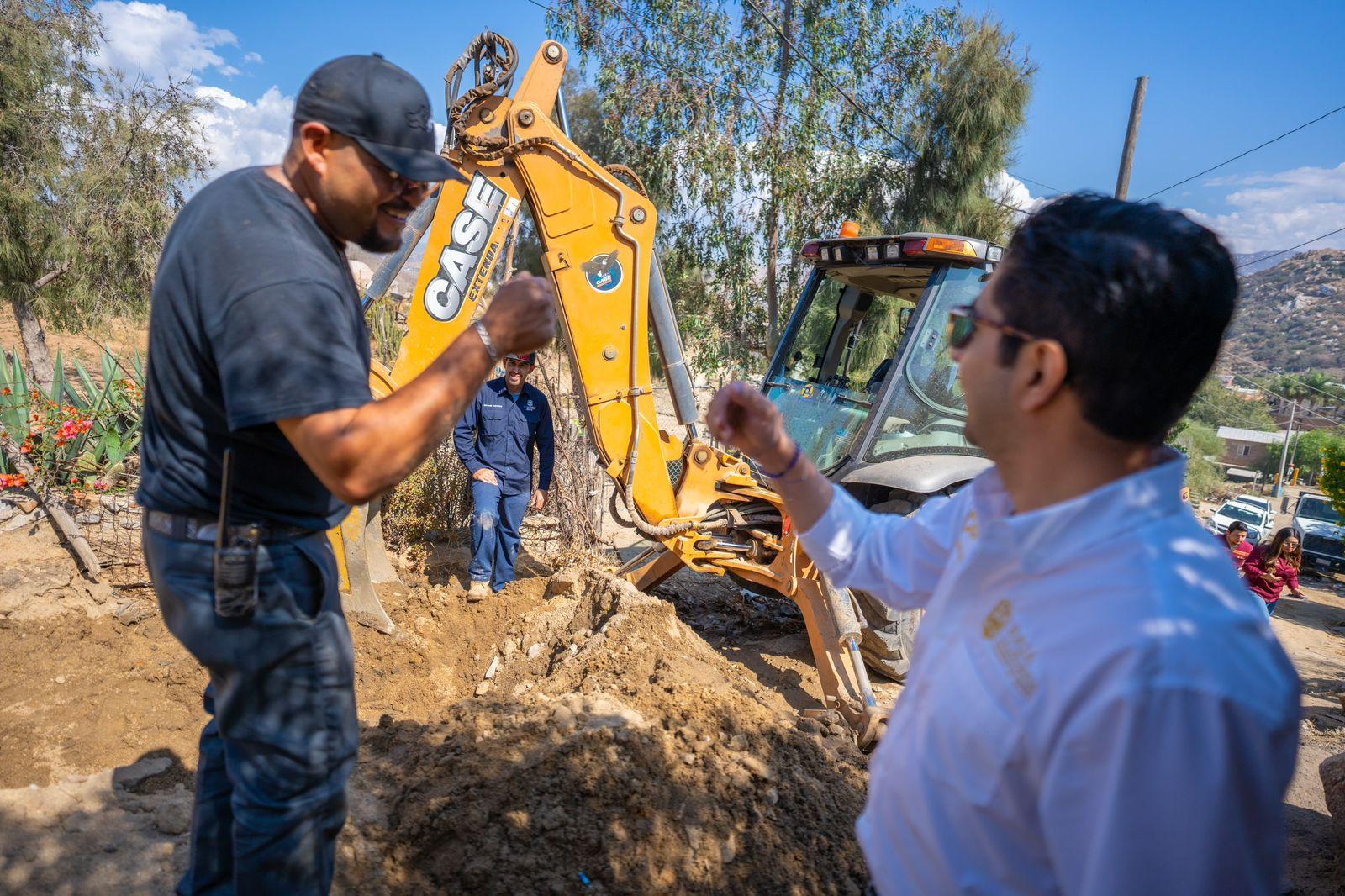 Amplía CESPTE red de agua potable en la colonia El Mirador II