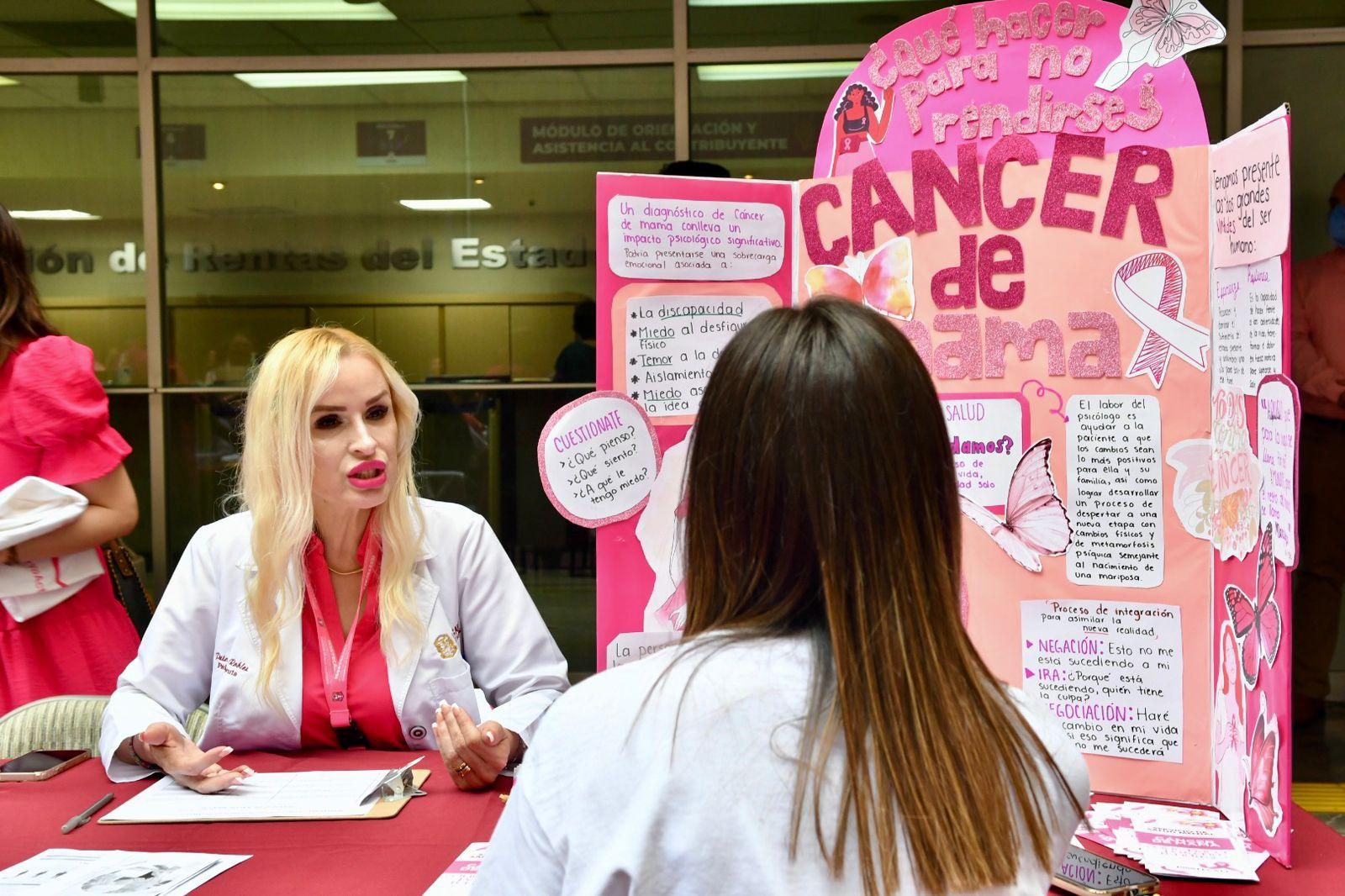 Brinda ISSSTECALI asesoría psicológica a pacientes con cáncer de mama