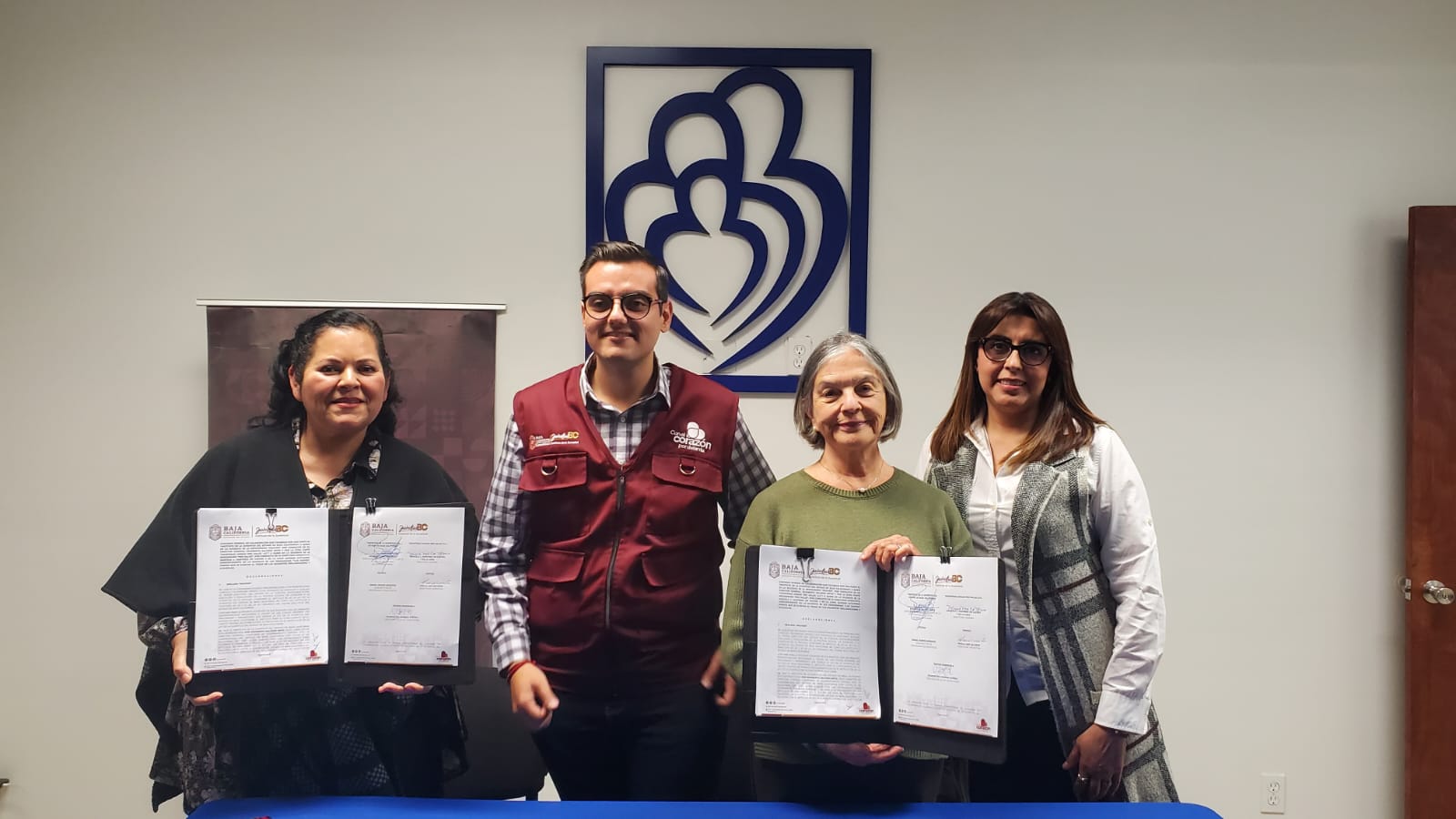 Evangelina Moreno se convierte en promotora de la firma de convenio de colaboración entre el IMJUV BC y Fronteras Unidas PRO SALUD A. C.