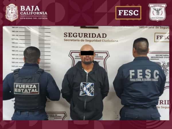 Asegura FESC a cuatro personas en posesión de narcóticos en el municipio de Mexicali