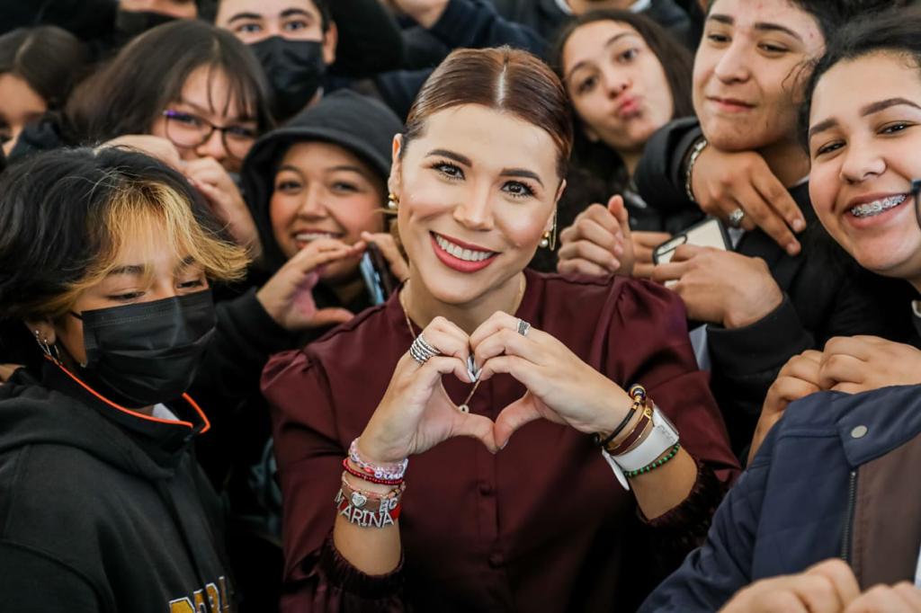 Dialoga Marina del Pilar con las juventudes de Baja California