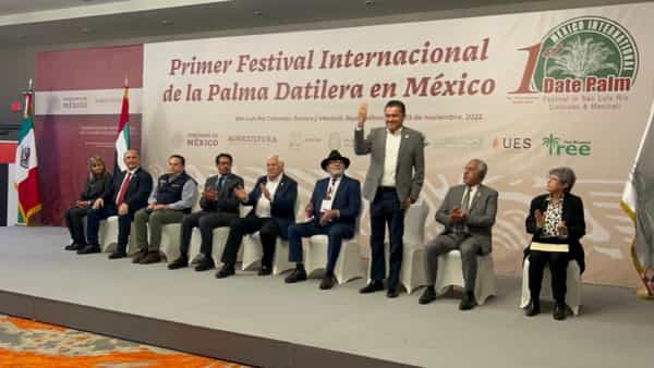 Participa Secretario del Campo en ceremonia de inauguración del Festival Internacional de Palma Datilera