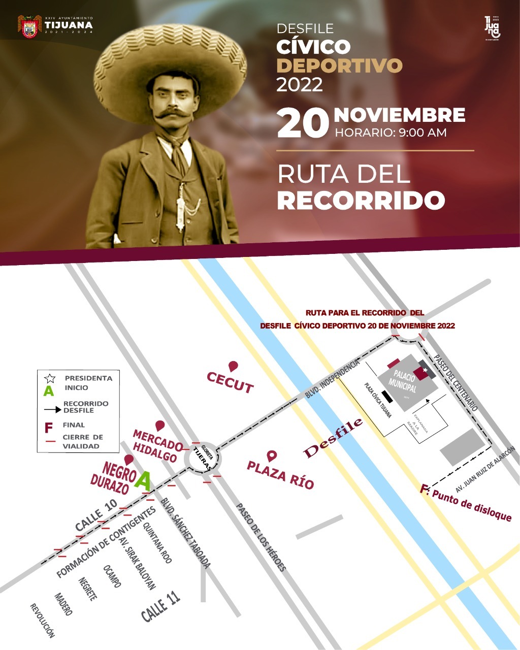 Prepara Ayuntamiento desfile cívico por el 20 de noviembre