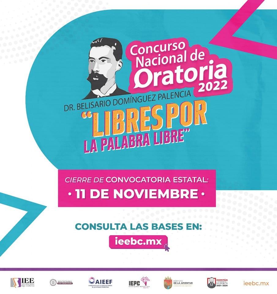 Mañana cierra convocatoria para el primer concurso nacional de oratoria del IEEBC