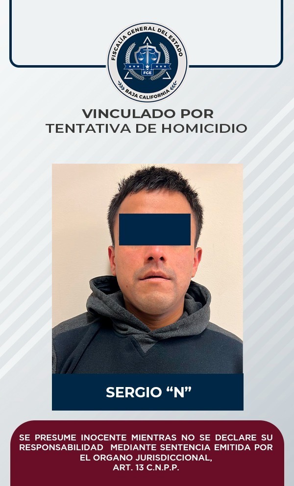 Por tentativa de homicidio, un individuo es vinculado a proceso: FGEBC