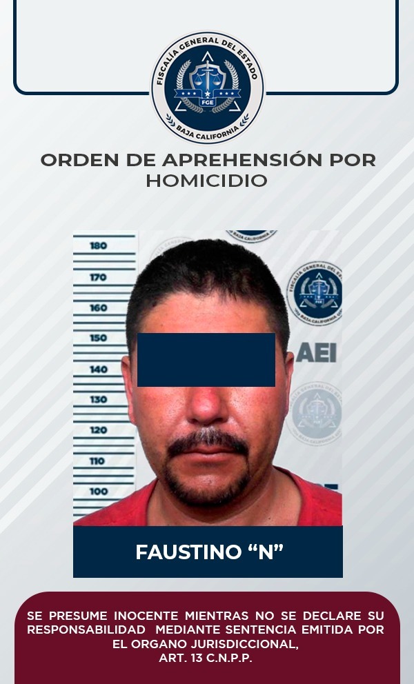 Aprehende FGE a sujeto que era buscado en Sinaloa por homicidio