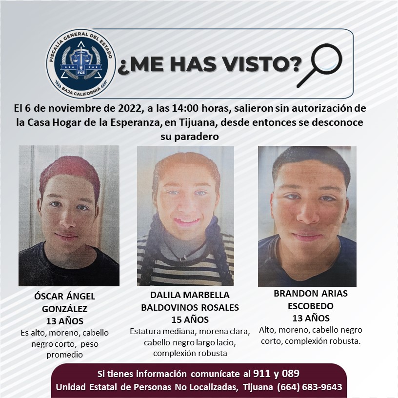 Pesquisa de tres adolescentes: Brandon Arias Escobedo, Oscar Ángel González y Dalila Marbella Baldovinos Rosales