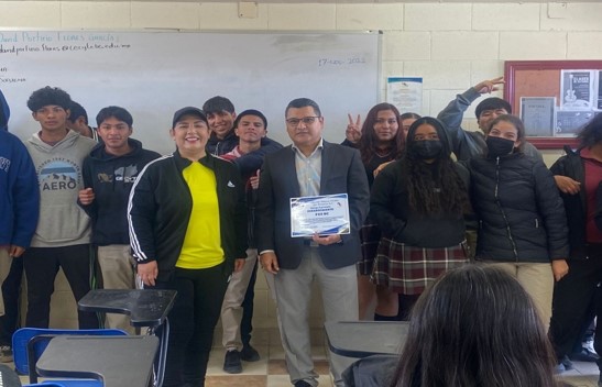 Participa FGE en el seminario de prevención en CECyTE, ejido primo tapia, en Playas de Rosarito