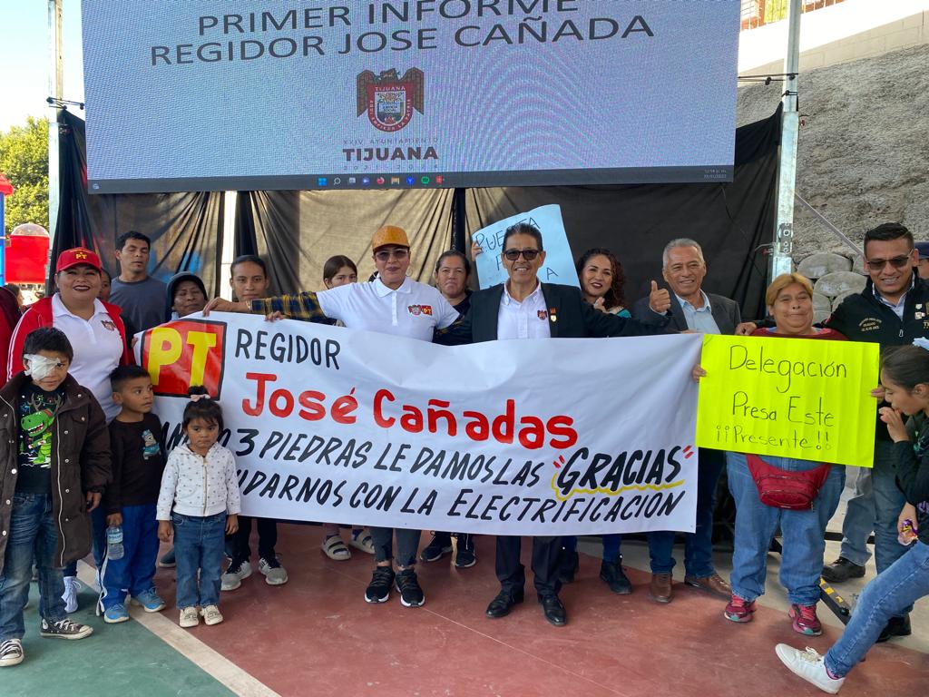 José Cañada presenta su Primer informe de Gobierno