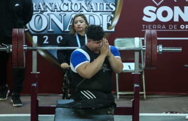 Se queda Axel García con el primer lugar en el Powerlifting de los Paranacionales CONADE 2022