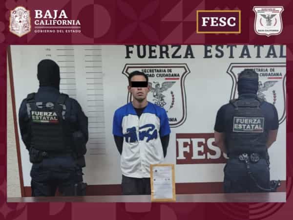 Asegura FESC a cinco hombres con diversas dosis de metanfetamina en Mexicali y Ensenada