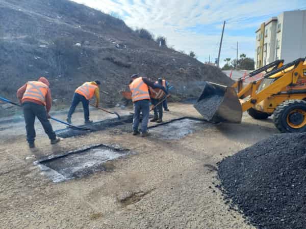 Continúa SIDURT con rehabilitación de vialidades en Ensenada