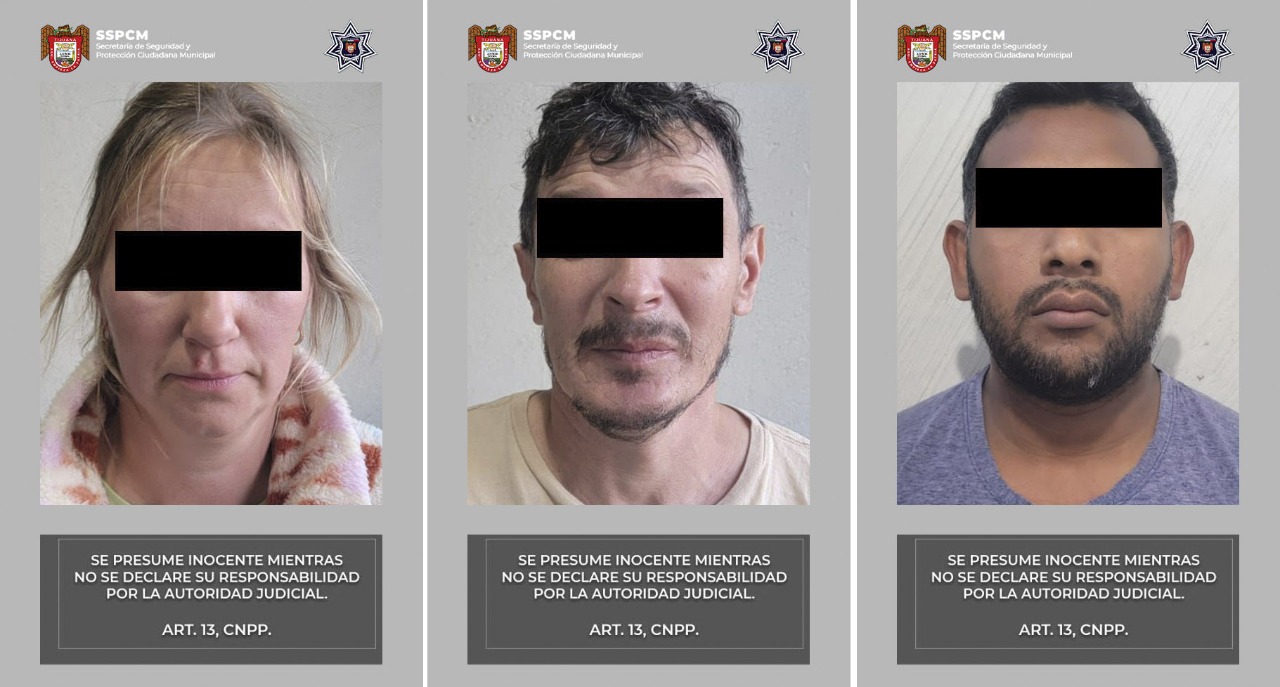 Policía Municipal de Tijuana asegura $587,550 dólares a pareja rusa y un mexicano