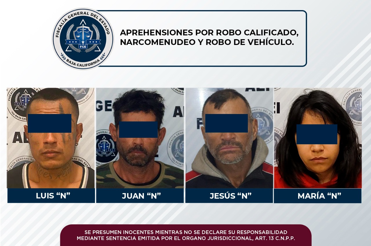 Agentes estatales de investigación cumplimentan cuatro aprehensiones