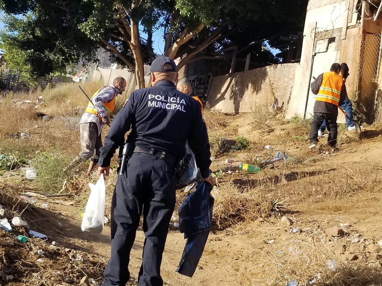 Elementos de la DSPM retiran más de 19 toneladas de basura en el mes de noviembre