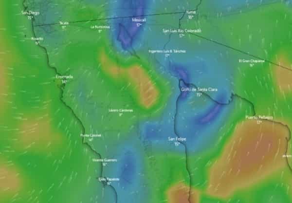 Registra Baja California potencial de lluvias a partir de este martes: Protección Civil