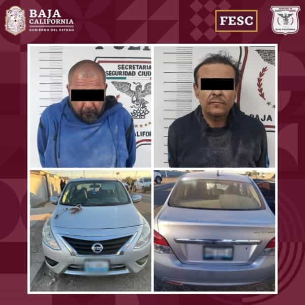 Rescata FESC a hombre privado de la libertad en Mexicali y detiene a sus captores