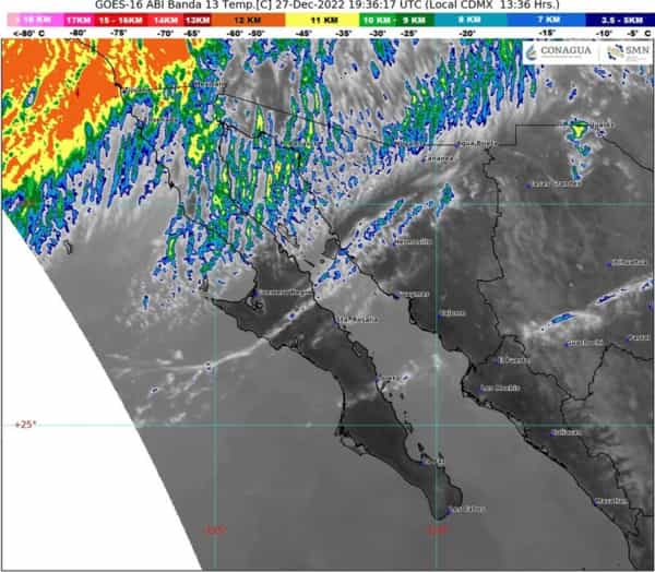 Se mantiene pronóstico de lluvias, bajas temperaturas y heladas en Baja California: Protección Civil