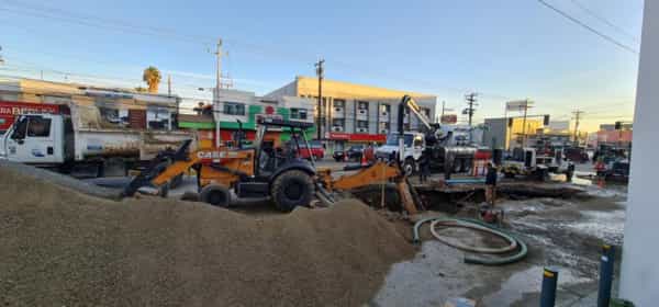 Trabaja CESPT en fuga en el Blvd. Gustavo Díaz Ordaz