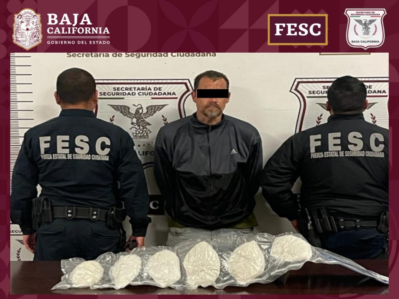 Decomisa FESC armas largas en Tijuana y detiene a un individuo