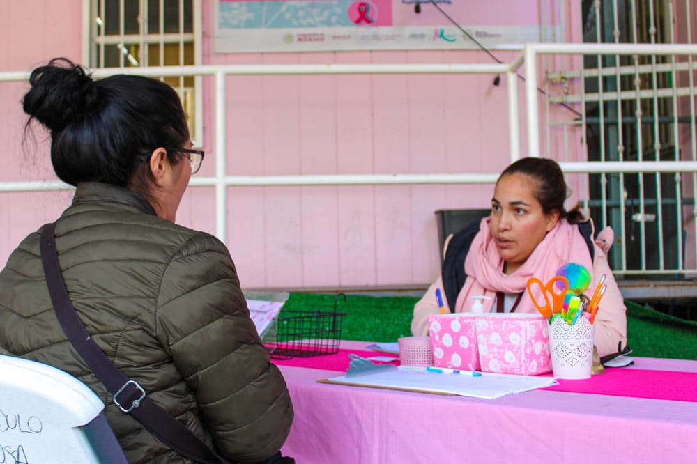 Ofrece módulo rosa del HGT consulta nutricional gratuita en apoyo a pacientes con cáncer y la población en general