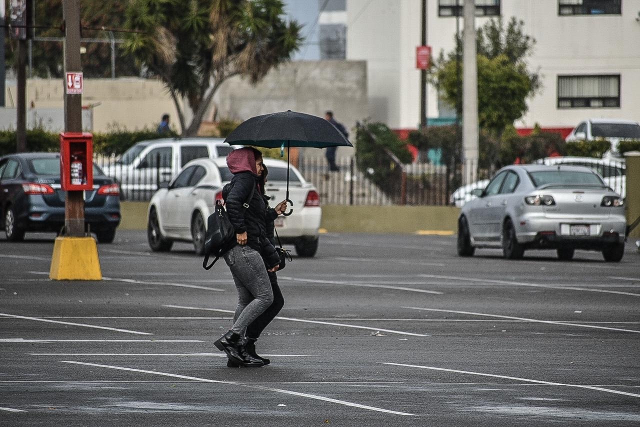 Policía Municipal de Tijuana se mantuvo alerta para actuar en caso de incidentes durante lluvias