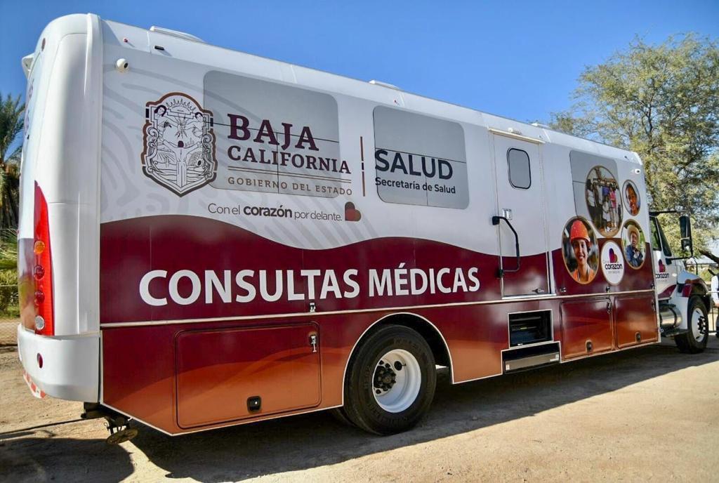 Prestarán centros de salud móviles servicios médicos y de laboratorio en Rosarito