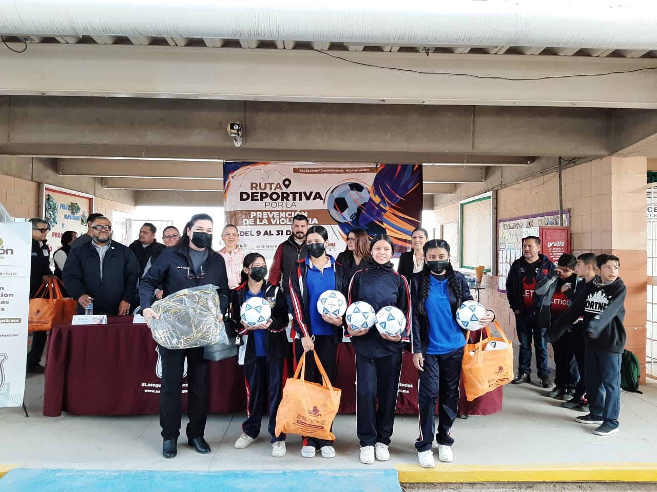 Da SSCBC inicio a la ruta deportiva por la prevención