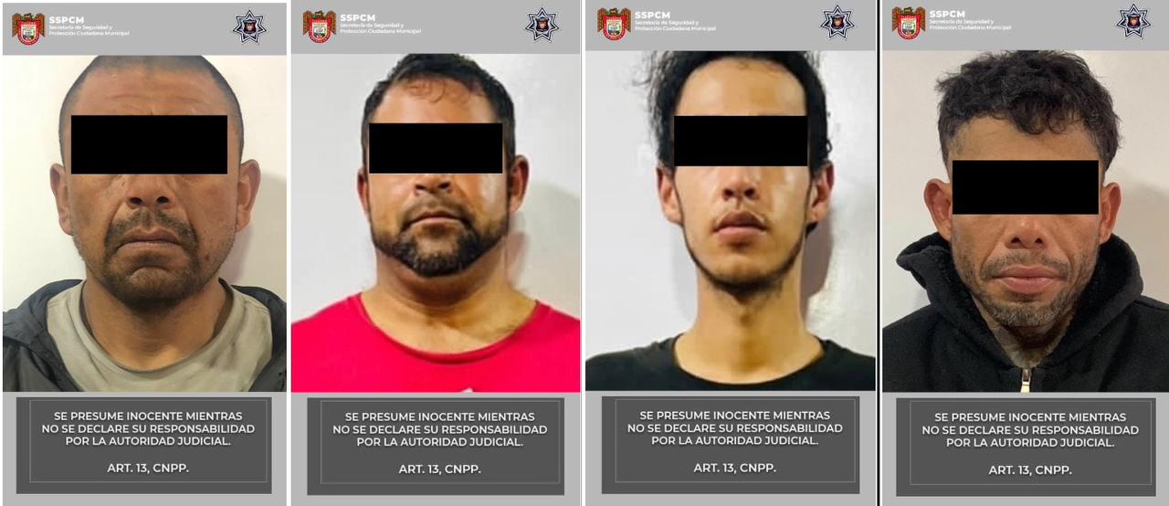 Policía Municipal de Tijuana capturó a hombres armados en La Gloria, Valle San Pedro y Playas de Tijuana, uno de los detenidos originario de Honduras