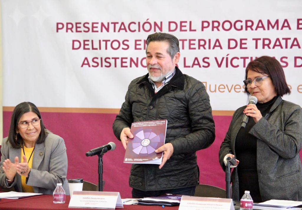 Presenta Secretaría de Gobierno primer programa contra la trata de personas