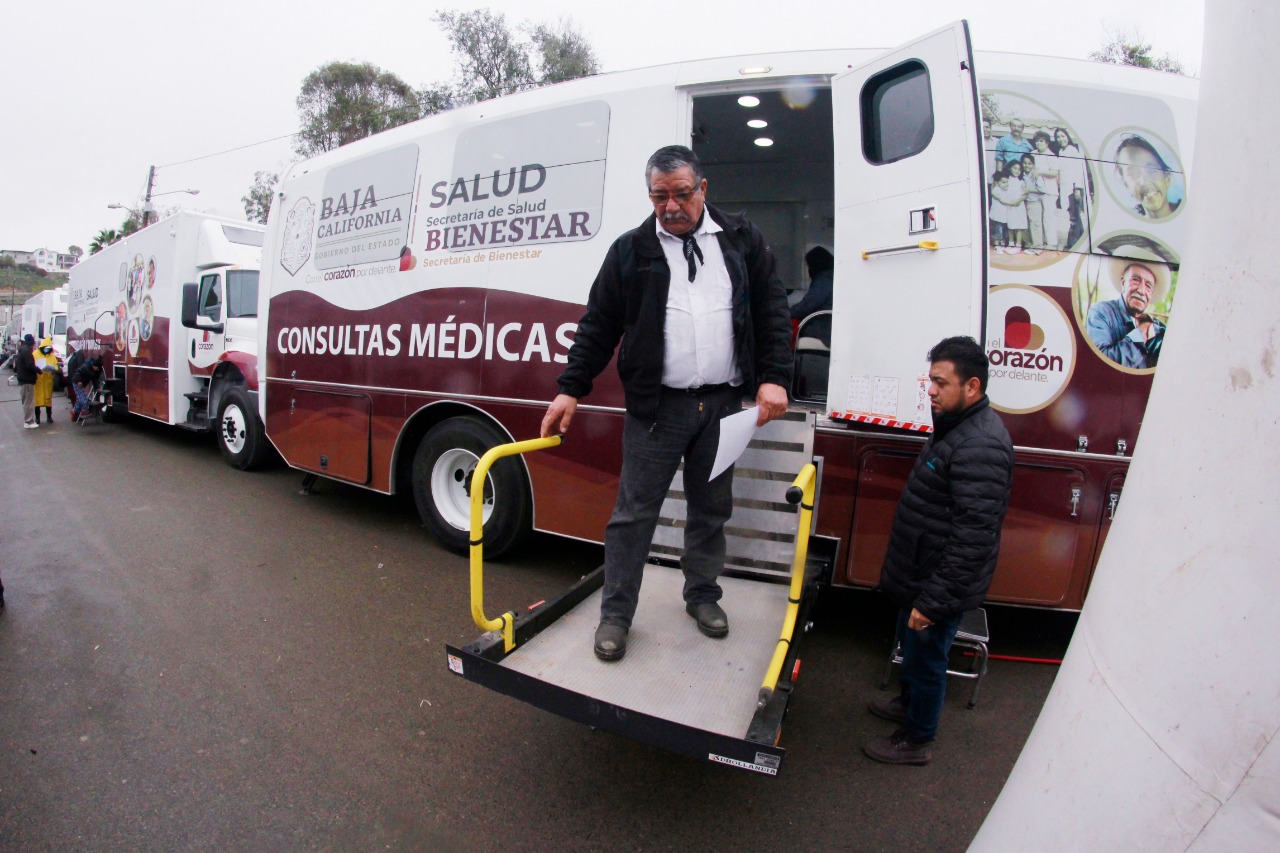 Participa Playas de Rosarito en jornada de salud médica realizada por Gobierno del Estado en primo tapia