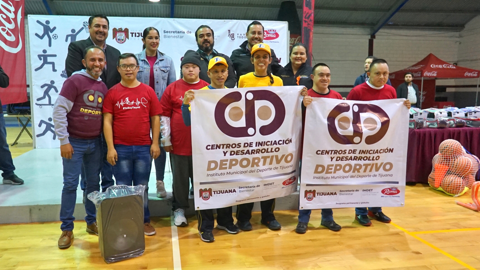 Entrega IMDET material deportivo a centros de iniciación deportiva