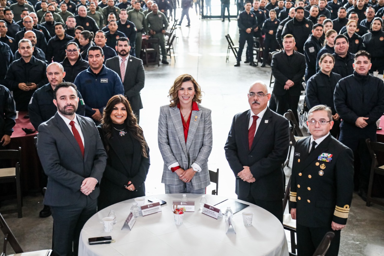 Reconoce Marina de Pilar a las y los policías de Baja California