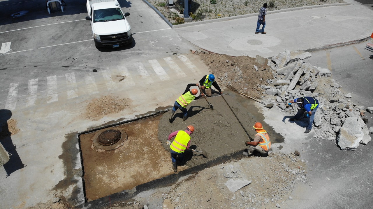 Instala CESPT más de 32 mil metros cuadrados de bacheo durante 2022